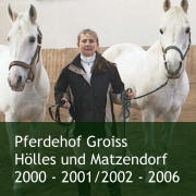 Pferdehof Groiss Hölles und Matzendorf 2000 - 2001/2002 - 2006